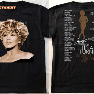 Tina Turner Queen Of Rock Wildest Dreams Tour 1996 In Our Memories Memorial Shirt4