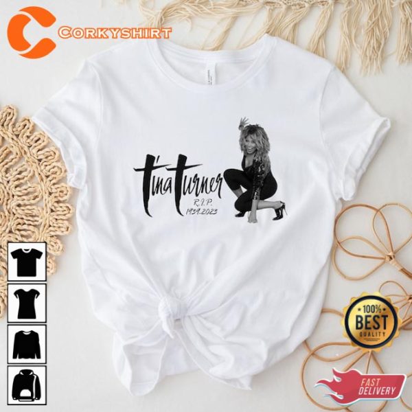 Tina Turner RIP 1939-2023 Musical Souvenir Rest In Peace Memorial Shirt