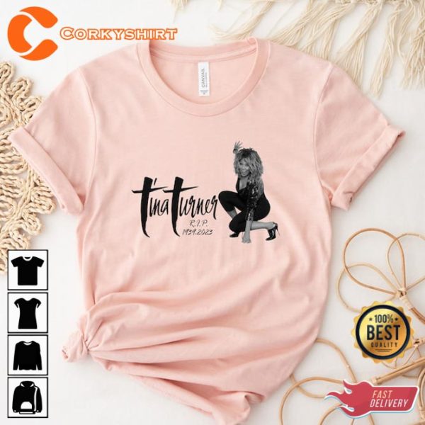 Tina Turner RIP 1939-2023 Musical Souvenir Rest In Peace Memorial Shirt