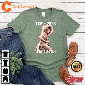 Tina Turner Rest In Peace RIP 1939-2023 Musical Souvenir Memorial Shirt4