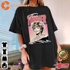 Tina Turner Thank For Memories Queen of Rock n Roll Vintage Shirt