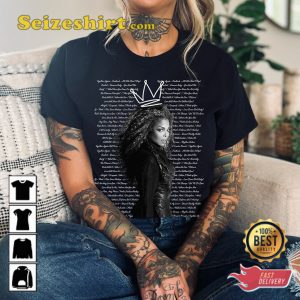 Together Again Tour 2023 Janet Jackson Queen Of Pop Playlist Song Shirt