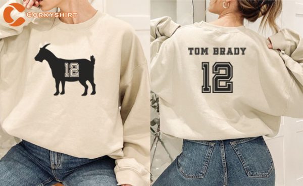 Tom Brady The GOAT Patrick Tampa Bay Football Sweatshirt