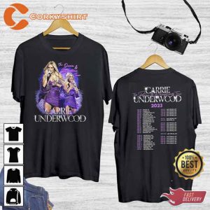 Tour 2023 Carrie Underwood Live Show Concert 2 Sides T-Shirt
