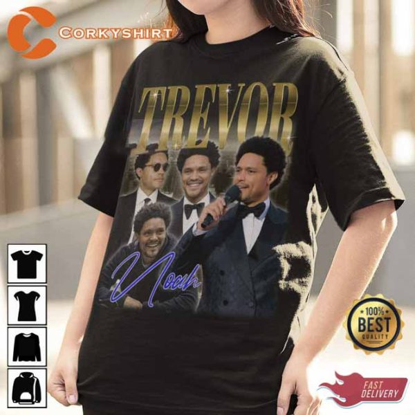 Trevor Noah The Daily Show Comedy Central Talk Show T-Shirt For Fans