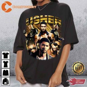 Usher Raymond IV RnB Hip Hop Pop Concert Unisex Tshirt