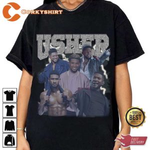 Usher US RnB Pop Music Designed Unisex Shirt For Fans
