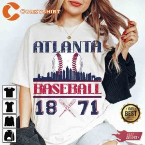 Atlanta Braves Baseball City MLB Vintage Inspired T-Shirt