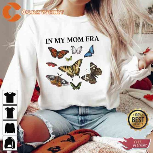 Vintage In My Mom Era Butterfly Shirt Gift For Swifties