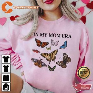 Vintage In My Mom Era Butterfly Shirt Gift For Swifties