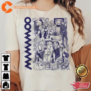 Vintage Inspired Fanart Mamamoo My Con World Tour Kpop Shirt For Fans3