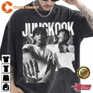 Vintage JungKook BTS 90s Bootleg Shirt Gift For Fans
