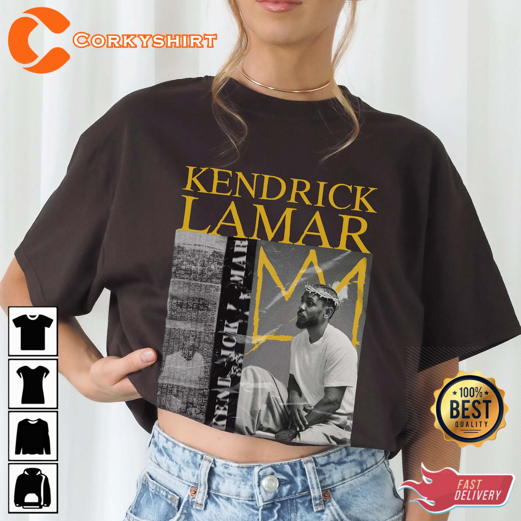kendrick lamer ケンドリックラマー　2023ツアーtシャツ