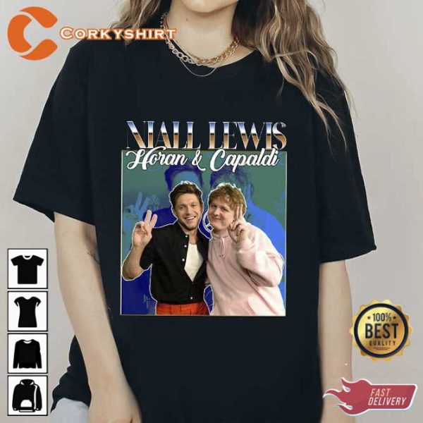 Vintage Lewis Capaldi and Niall Horan Shirt For Fans