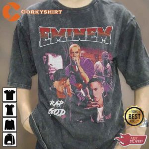 Eminem 8 Mile Shady Slim Streetwear Hip Hop Rap T-shirt