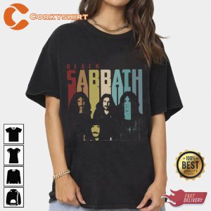 Vintage Retro Black Sabbath Members Unisex Shirt Sweatshirt