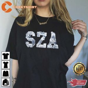 SZA Texture Logo Design Unisex T-Shirt Gift For Fans