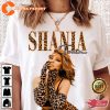 Vintage Shania Twain Raised On Contry Music Tee Shirt