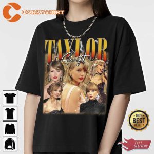 Vintage Taylor Swiftie Bootleg Short Sleeve Music Unisex Shirt
