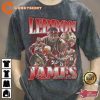 King Lebron James Los Angeles Lakers T-shirt For Basketball Players