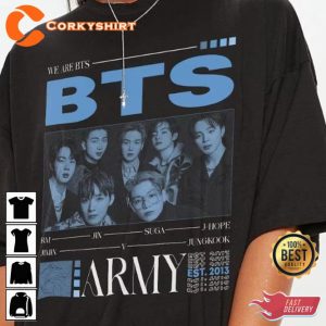 We Are BTS Kpop Vintage Style Korean Pop Army Sweatshirts T-Shirt