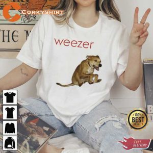 Weezer Album Cover Doggo Funny Designed T Shirt For Fans