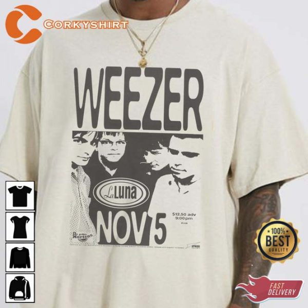 Weezer Band 2023 Tour Unisex Shirt Gift For Fans