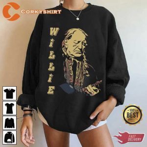 Willie Nelson Vintage Inspired Outlaw Country Unisex T-Shirt
