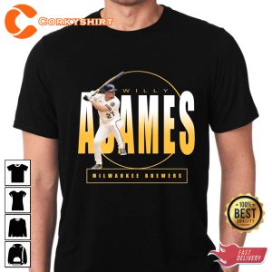 Willy Adames Milwaukee MLB Gift For Fan Baseball T-shirt