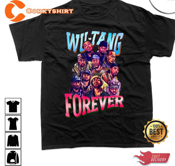 Wu Tang Clan Forever Tee Unisex Bootleg T-shirt For Fans