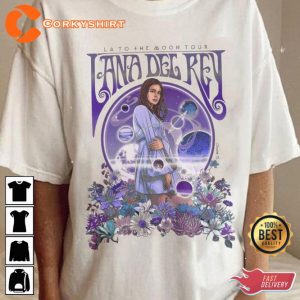 LA To The Moon Tour Lana Del Rey Albums Vintage Inspired T-Shirt Design Perfect Gift For Fans