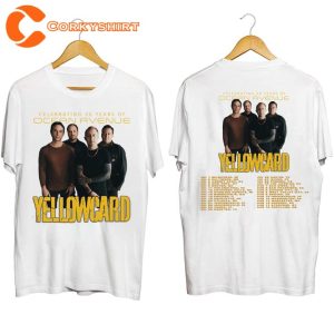 Yellowcard 2023 Tour Concert Gift For Fan 20 Years Of Ocean Avenue Shirt