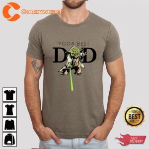 Yoda Best Dad Star Wars Fathers Day Gift for Dad Best Dad In The Galaxy Shirt