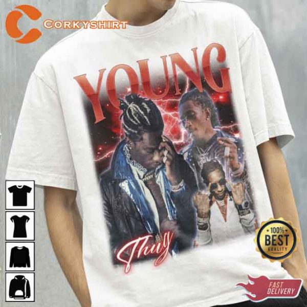 Young Thug American Rapper Singer Graphic Hip Hop Trap Tee