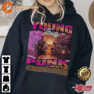 Young Thug Punk Rapper 90s Vintage Inspired Sweatshirt