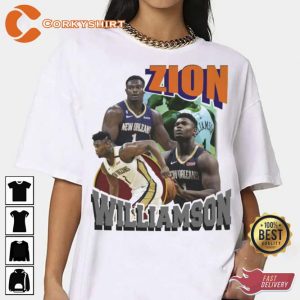 Zion Williamson New Orleans Pelicans T-Shirt2