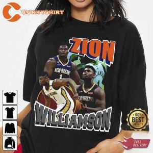 Zion Williamson New Orleans Pelicans T-Shirt3