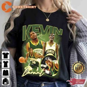 Kevin Durant Signature Sonics Basketball Sports Lover T Shirt