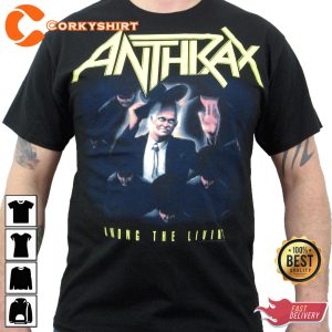 Official ANTHRAX ‘Among The Living’ Black T-Shirt