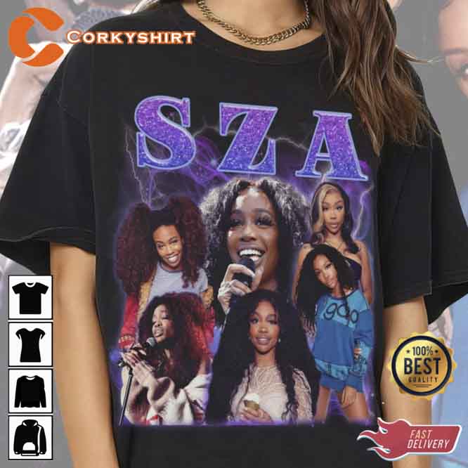SOS Album 90s Hip Hop Sza Kill Bill Sza Vintage Inspired T-Shirt