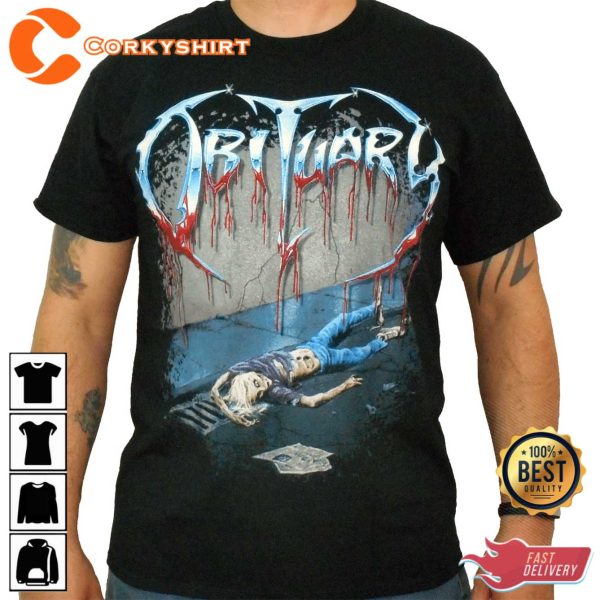 Unique OBITUARY Slowly We Rot Men’s T-Shirt