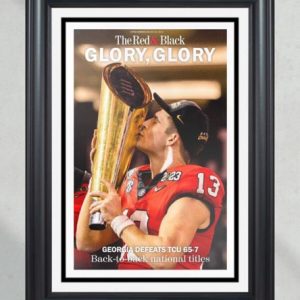 2023 Georgia Bulldogs Glory College Football UnFramed Poster