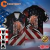 4th Of July Love Horse American Flag Hawaiian Shirt