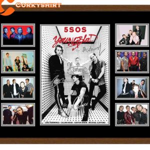 5 Seconds Of Summer Young Blood Meet You There 2018 Signed Thank You For The Memories Poster