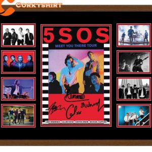 5 Seconds Of Summer Young Blood Meet You There Signed 1 Poster Canvas Wall Art Print Poster
