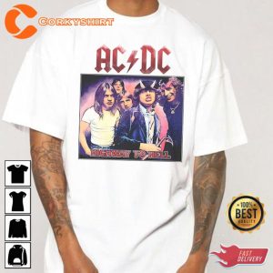 ACDC Band 50th Anniversary 1973 Rock And Roll Music Band T-Shirt