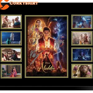 Aladdin 2019 Disney Will Smith Signed Limited Poster Canvas Wall Art Print Poster