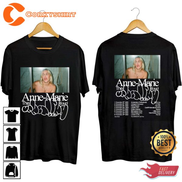 Anne-Marie The Unhealthy Club Tour 2023 Annie T-shirt