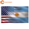Argentinean And American Hybrid Flag
