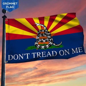 Arizona Gadsden Dont Tread on Me Grommet Garden Flag